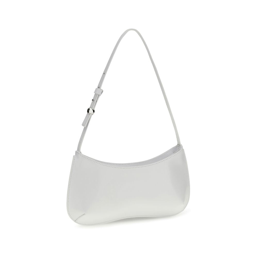 Jacquemus Weiße Bos Taurus Kalbsleder Schultertasche
