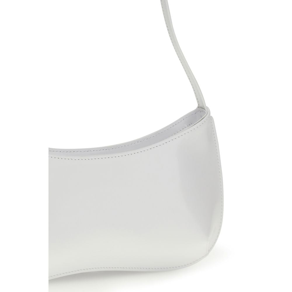 Jacquemus Weiße Bos Taurus Kalbsleder Schultertasche