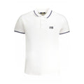 Cavalli Class Bianco Baumwoll-Herrenpoloshirt