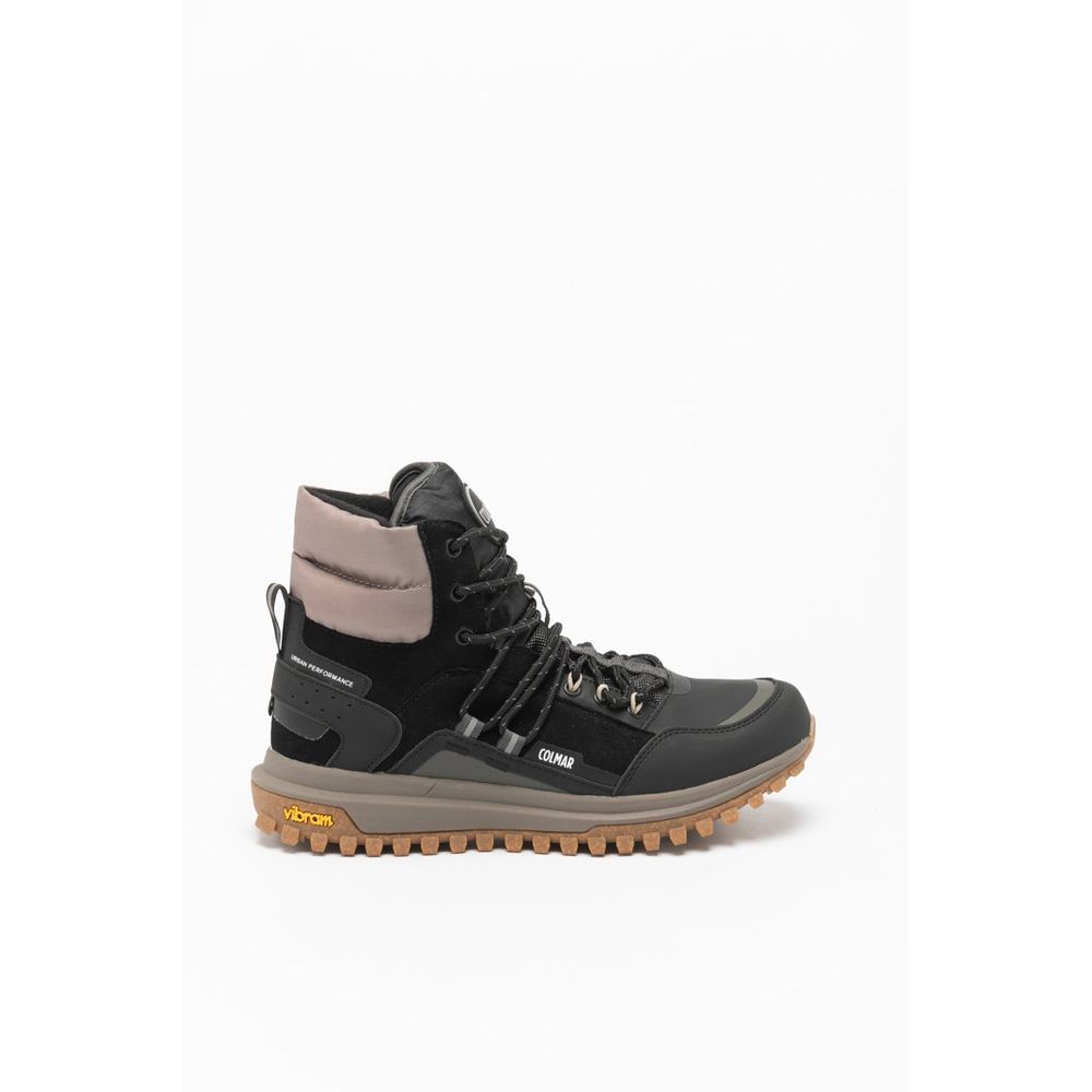 Colmar Schwarze Leder-Stiefeletten
