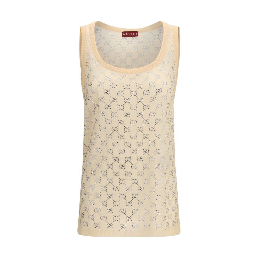 Gucci Mehrfarbige Seiden-Tanktops