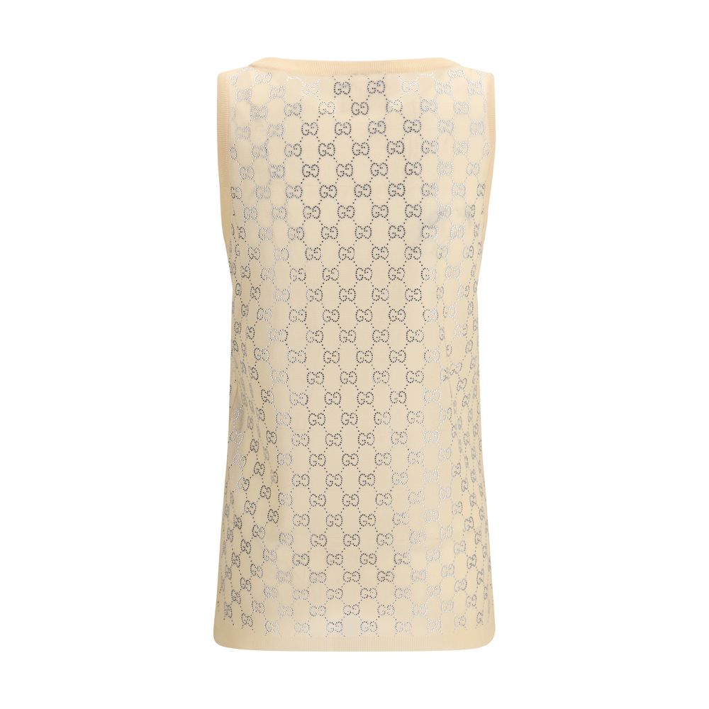 Gucci Mehrfarbige Seiden-Tanktops