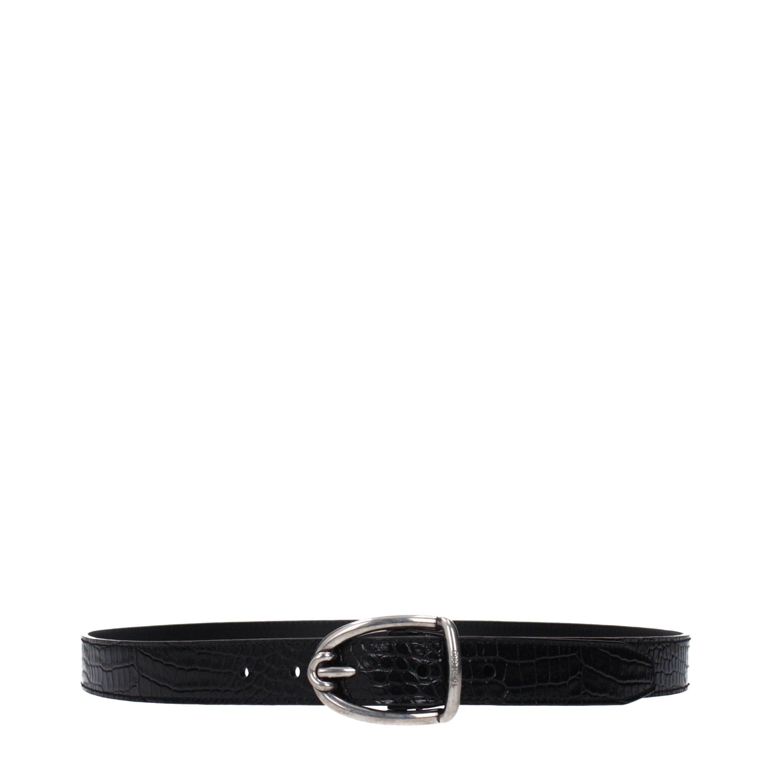 Tom Ford Schwarzer Ledergürtel Regular