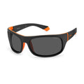 Polaroid Schwarze Sonnenbrille aus Gummi