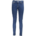 Tommy Hilfiger Women's Blue Cotton Skinny Jeans