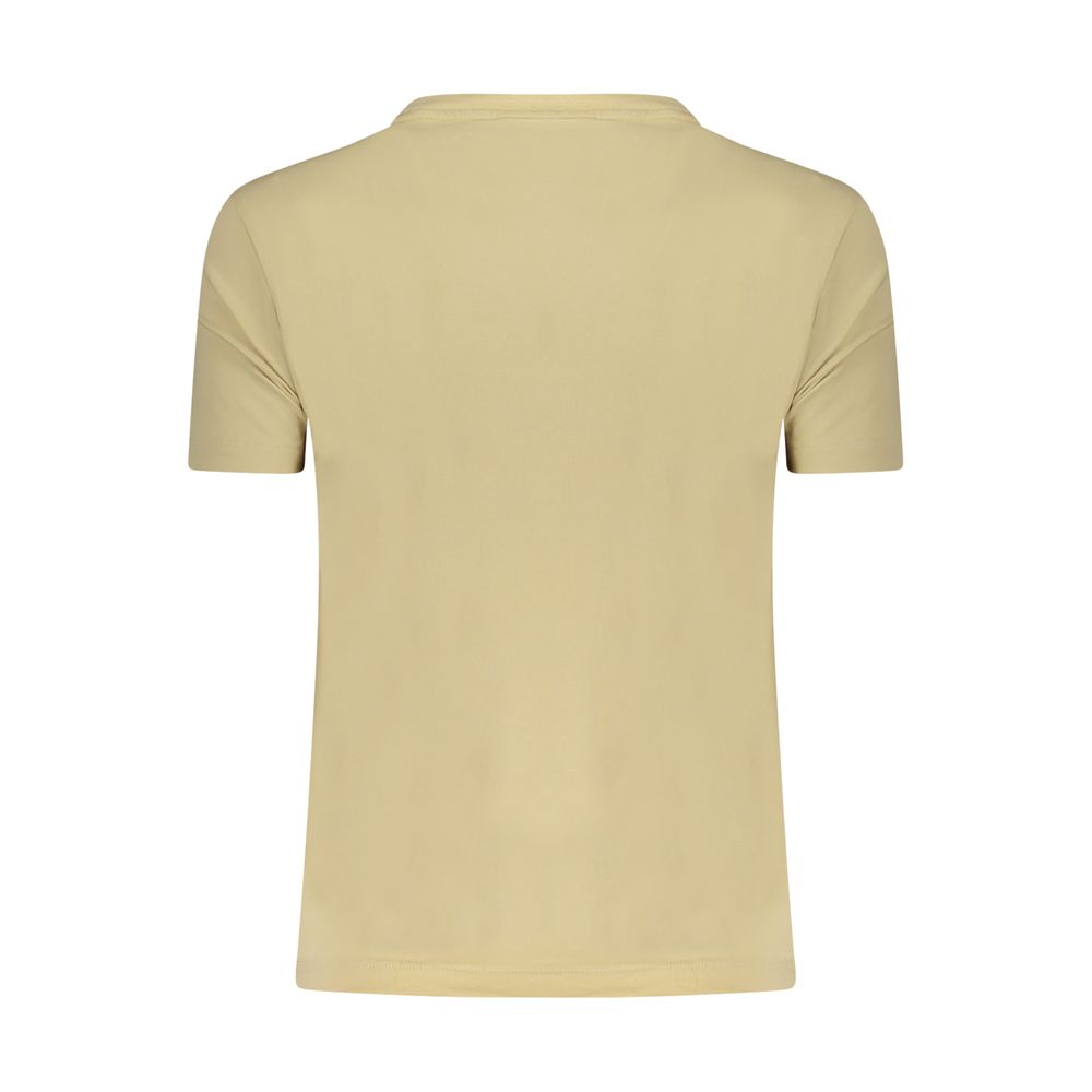 Desigual Beige Baumwoll-T-Shirt für Damen