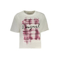 Desigual Weißes Baumwoll-T-Shirt