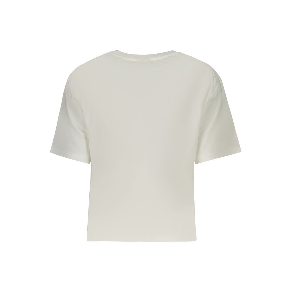 Desigual Weißes Baumwoll-T-Shirt