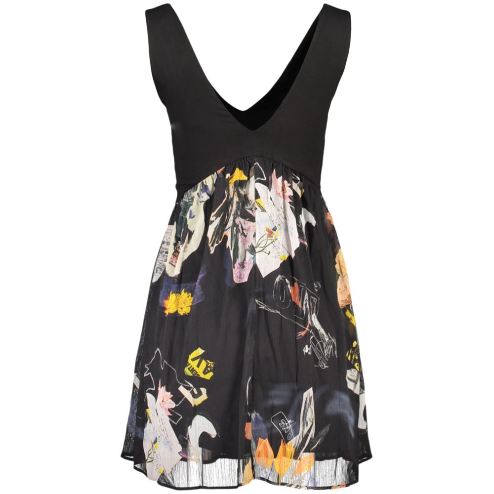 Desigual Black Women's Polyester Dress
