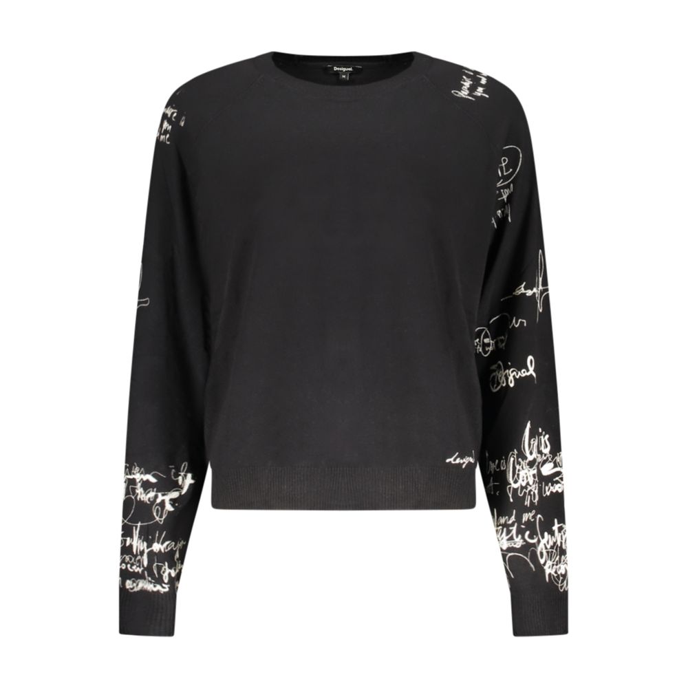 Desigual Women's Black Viscose Jumper