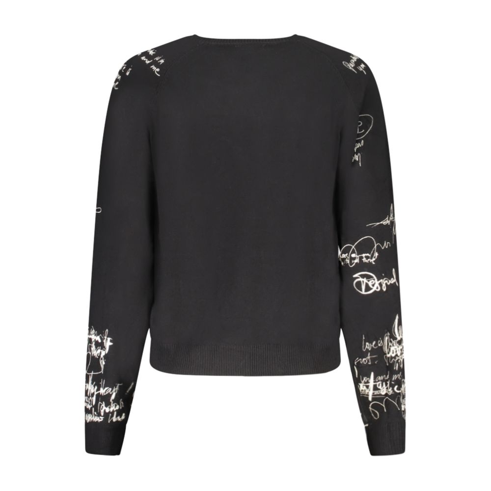 Desigual Women's Black Viscose Jumper