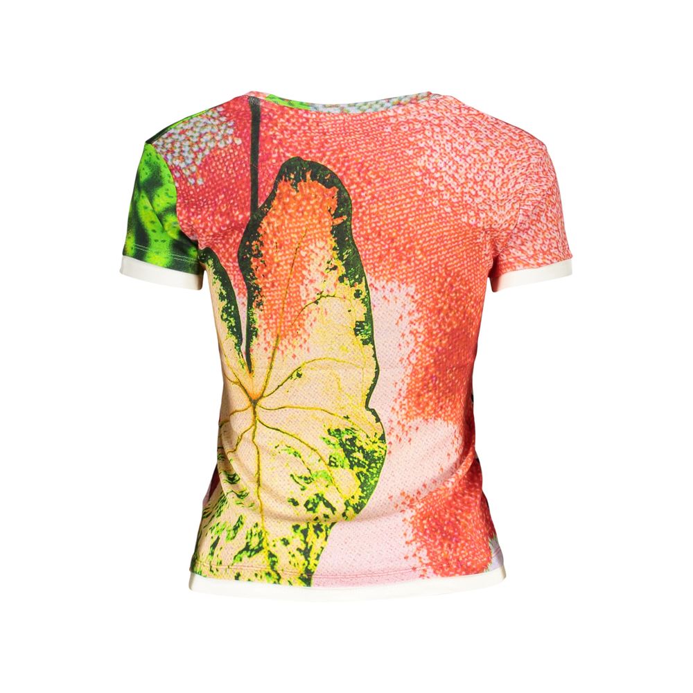 Desigual Rosso Baumwoll-T-Shirt für Damen