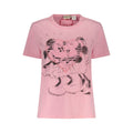 Desigual Rosa Baumwoll-T-Shirt für Damen