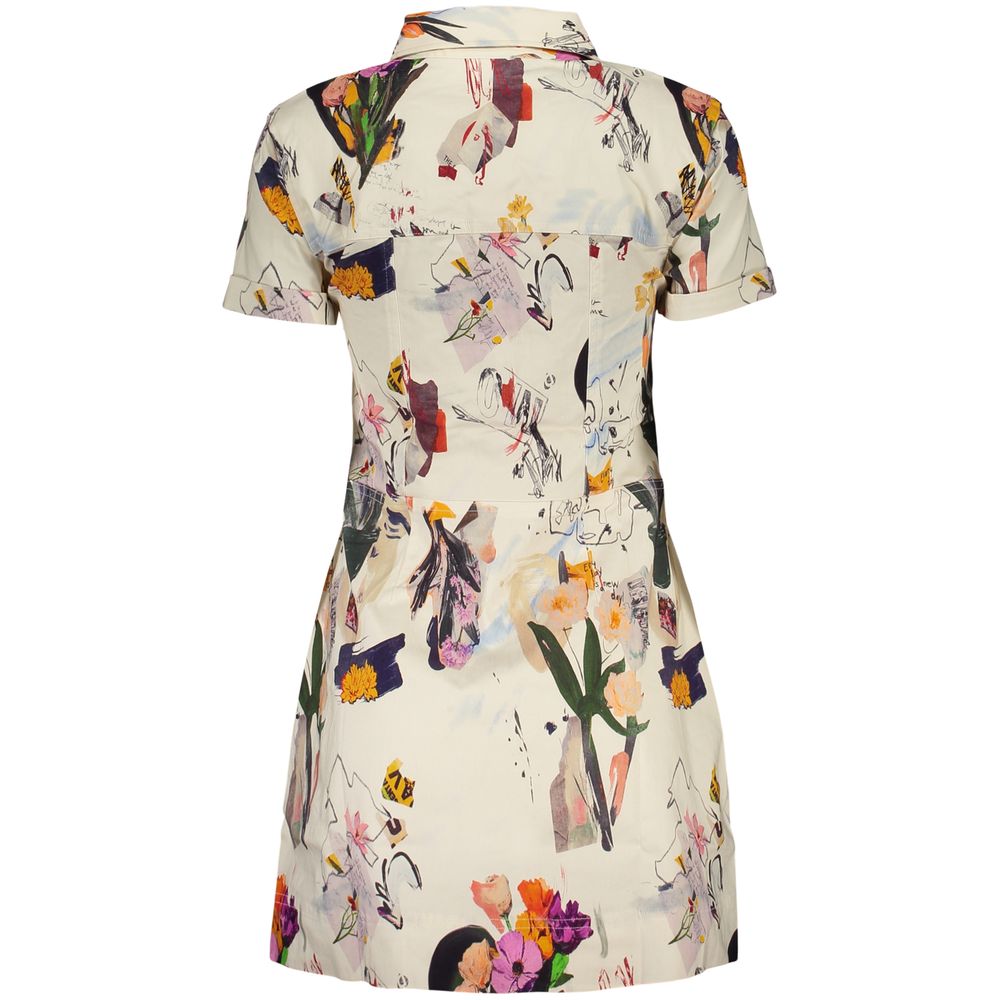 Desigual Bianco Poliammide Damenkleid