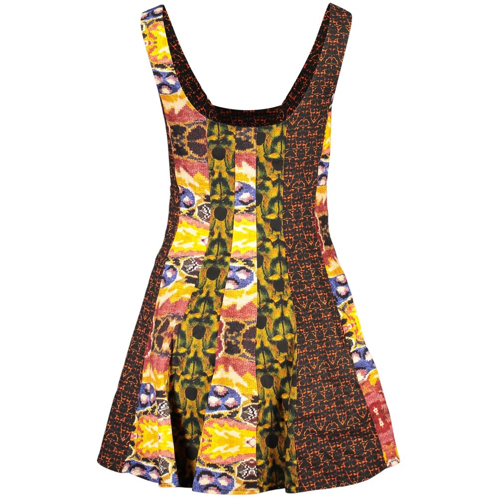 Desigual Giallo Baumwollkleid für Damen