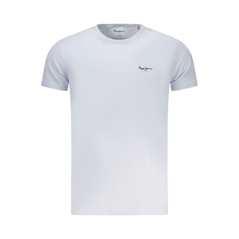 Pepe Jeans Azzurro Baumwoll-T-Shirt für Herren