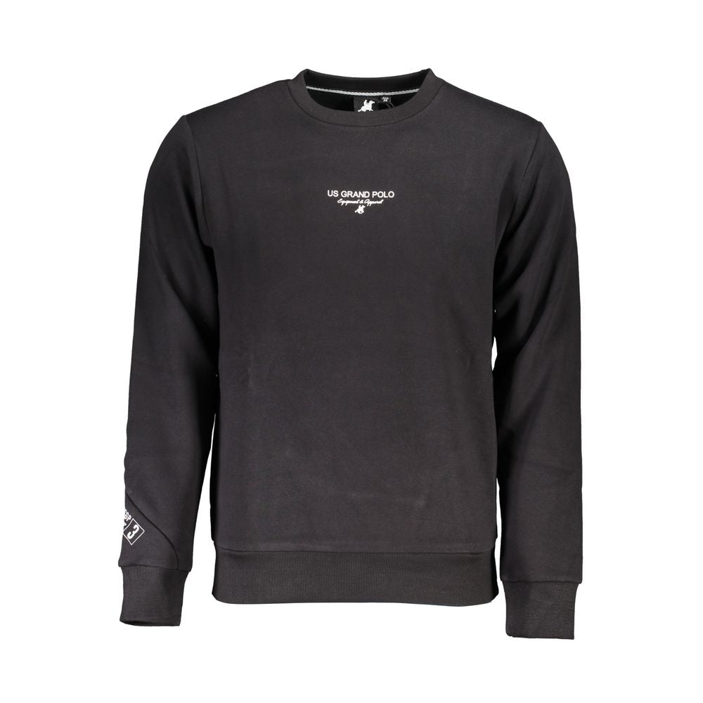 U.S. Grand Schwarzer Baumwoll-Herren-Sweatshirt