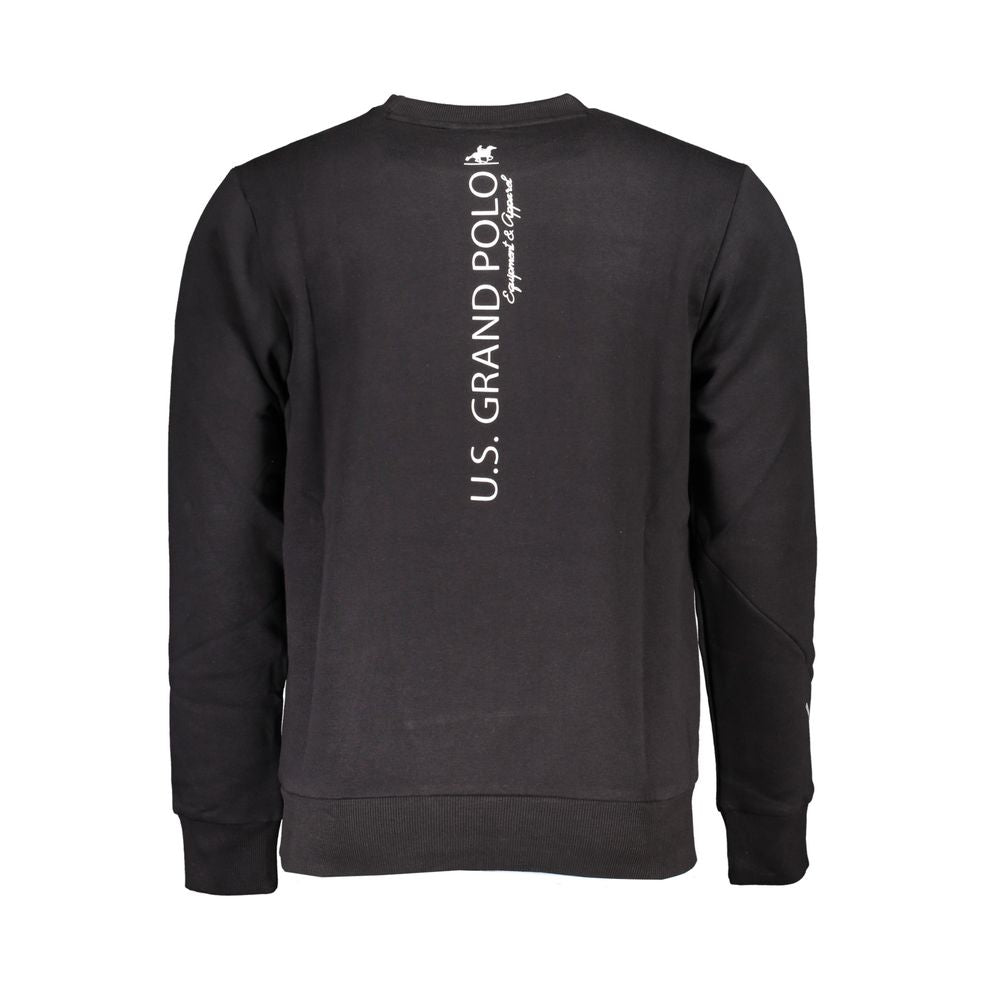 U.S. Grand Schwarzer Baumwoll-Herren-Sweatshirt