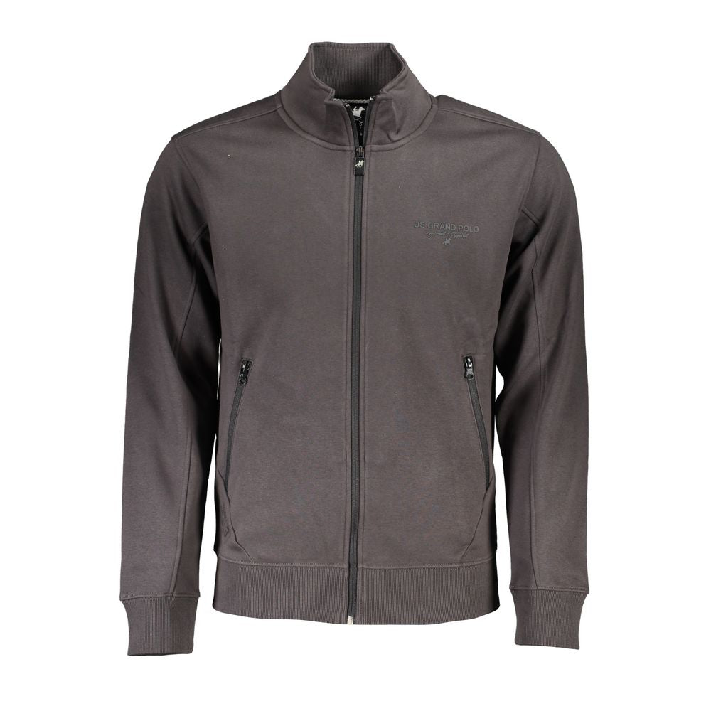 U.S. Grand Grigio Baumwoll-Sweatshirt für Herren