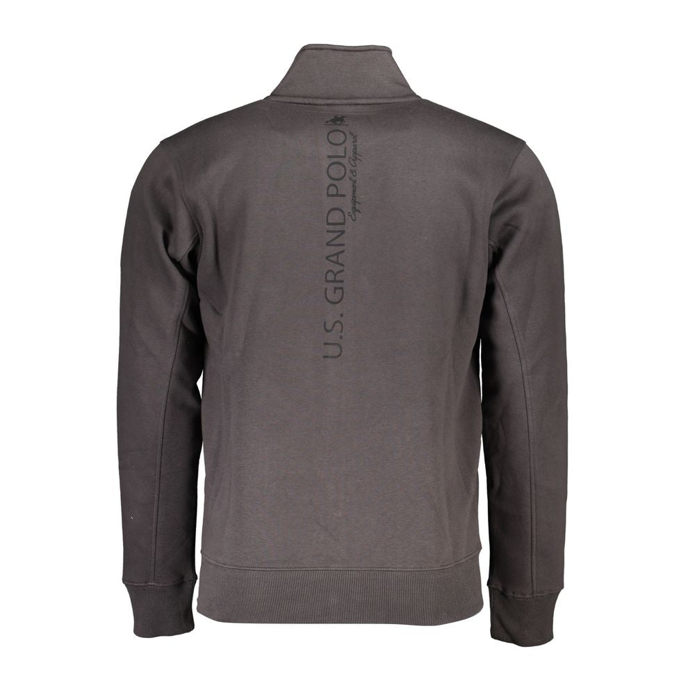 U.S. Grand Grigio Baumwoll-Sweatshirt für Herren