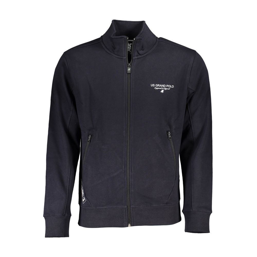 U.S. Grand Blaues Baumwoll-Sweatshirt für Herren