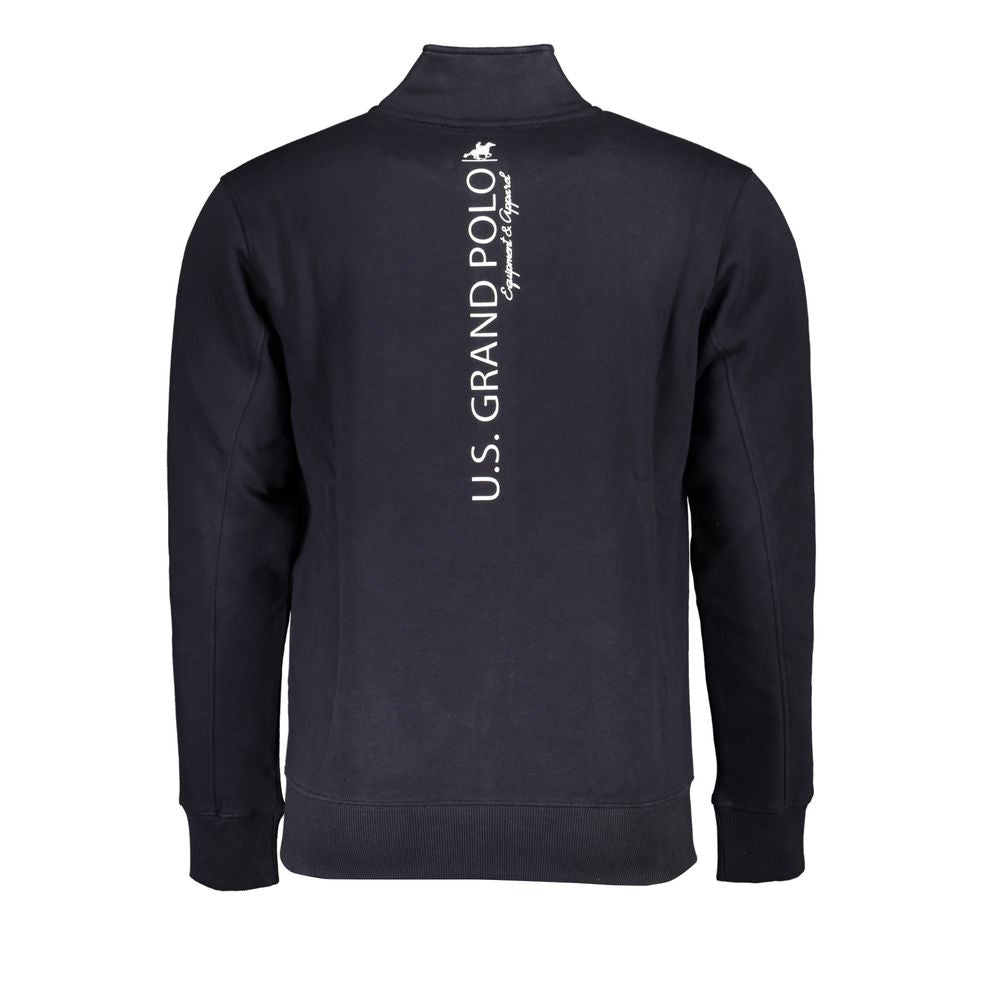 U.S. Grand Blaues Baumwoll-Sweatshirt für Herren
