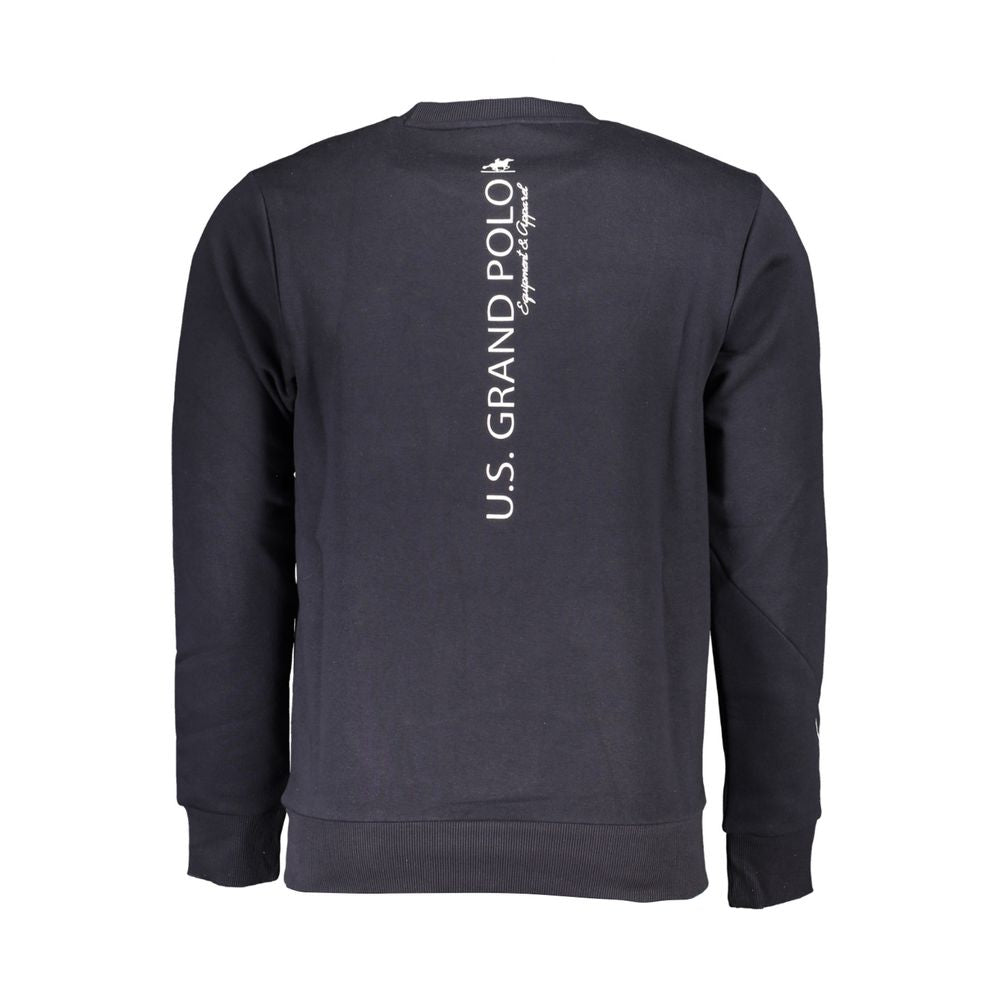 U.S. Grand Blaues Baumwoll-Sweatshirt für Herren