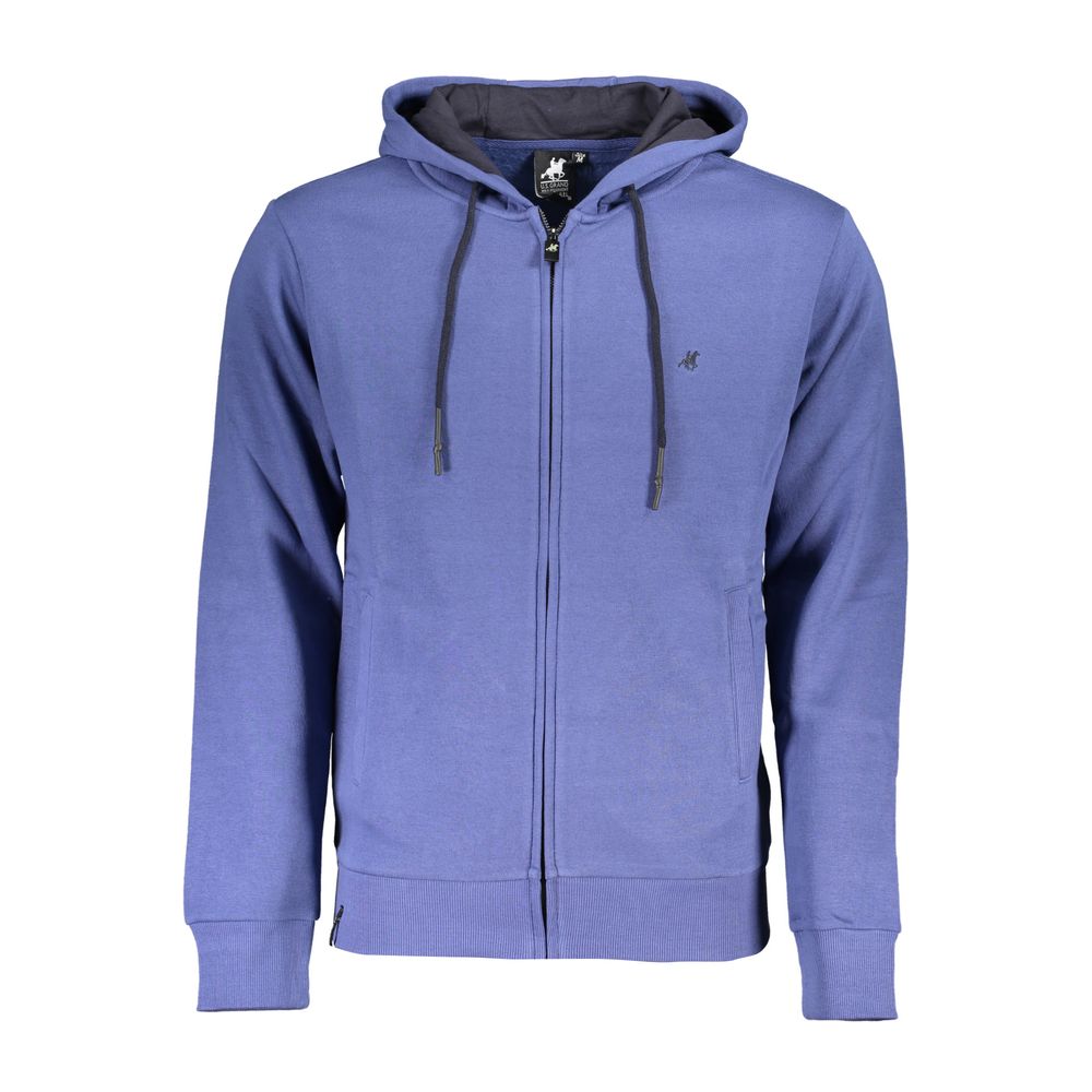 Men's U.S. Grand Blue Cotton Hoodie