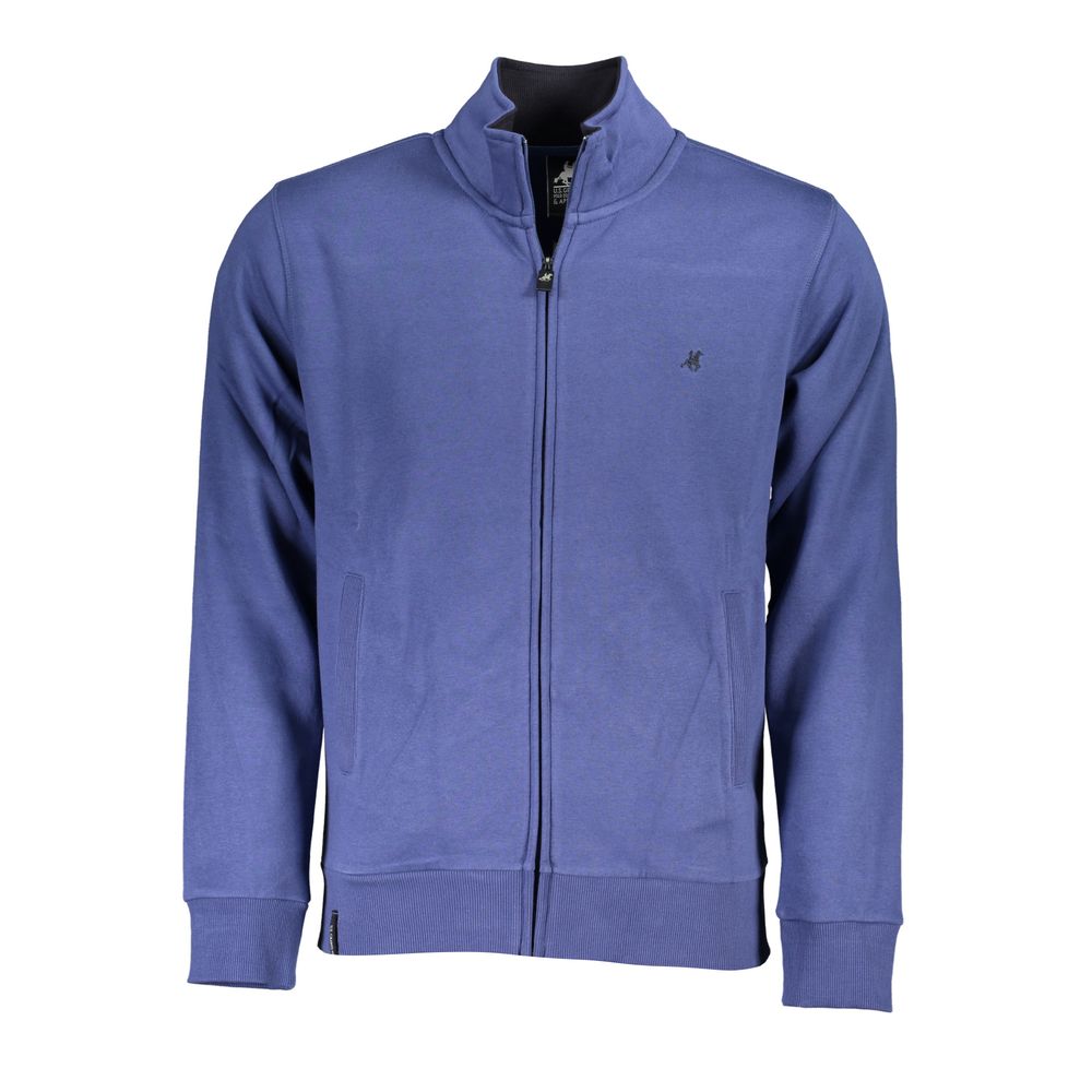U.S. Grand Blaues Baumwoll-Sweatshirt für Herren