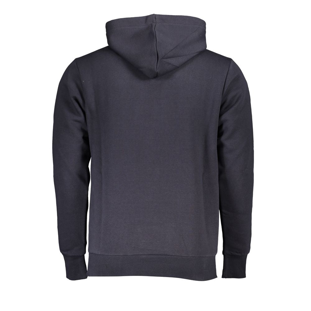 U.S. Grand Blauer Baumwoll-Kapuzenpullover für Herren