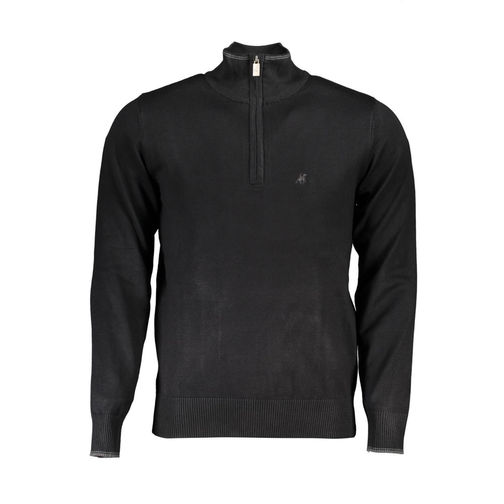U.S. Grand Black Nylon Sweatshirt