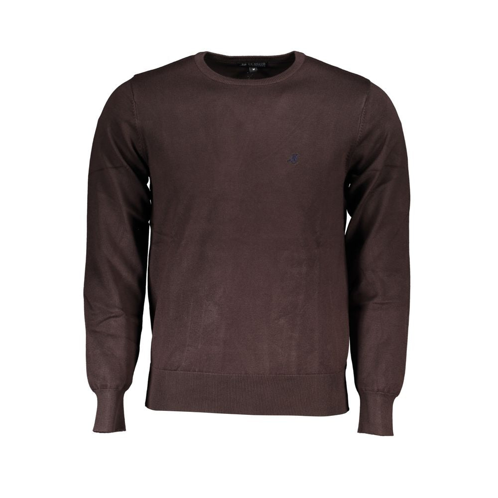 U.S. Grand Marrone Viscosa Herrenpullover