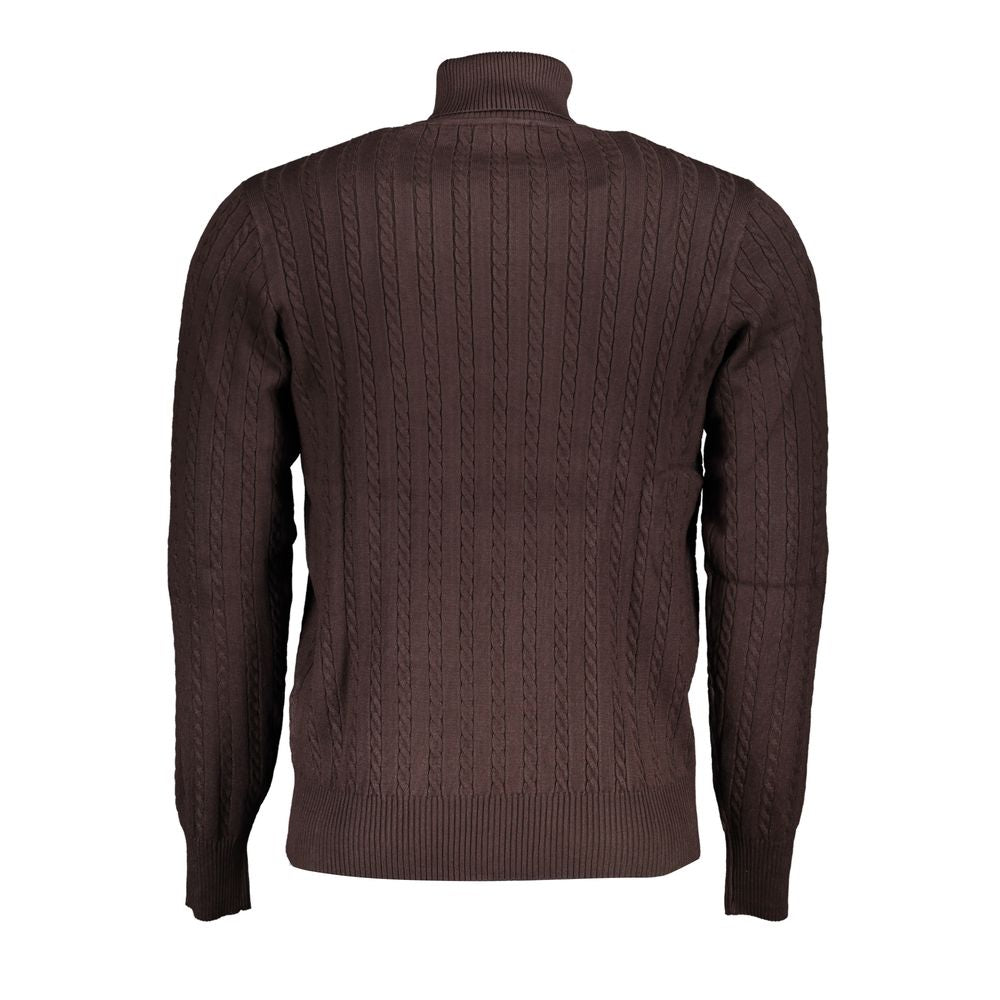 U.S. Grand Marrone Viscosa Uomo Maglia