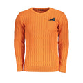 U.S. Grand Orange Men's Acrylic Sweater