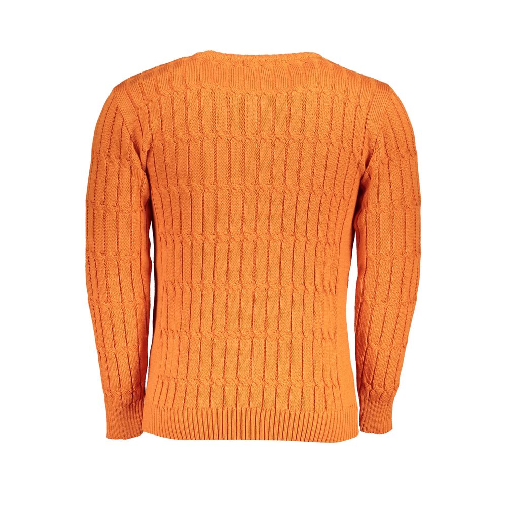 U.S. Grand Orange Men's Acrylic Sweater