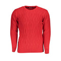 U.S. Grand Red Men's Acrylic Sweater