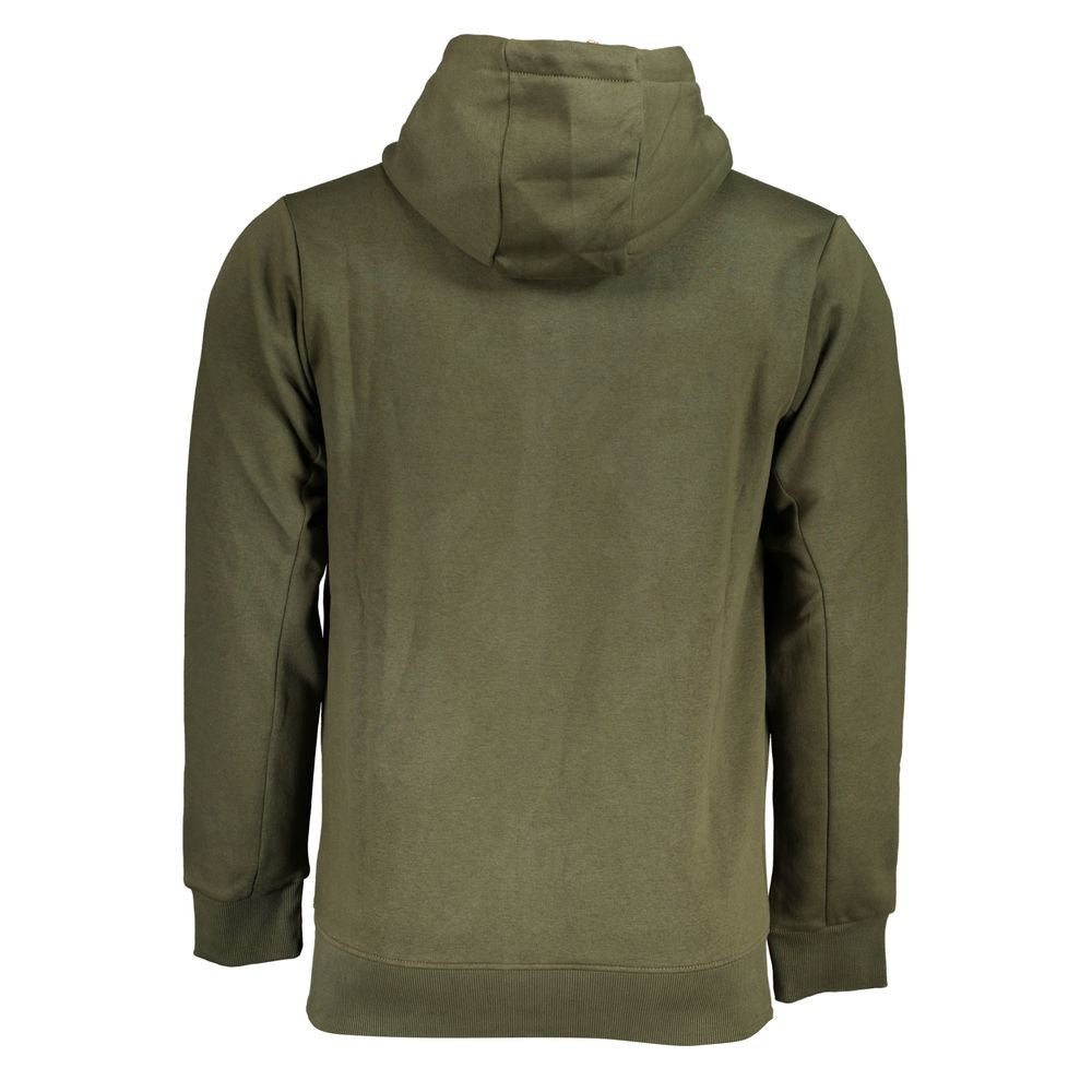 U.S. Grand Men's Hoodie in Verde Cotton