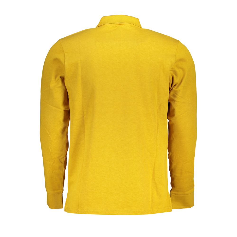 U.S. Grand Herren Poloshirt aus gelber Baumwolle