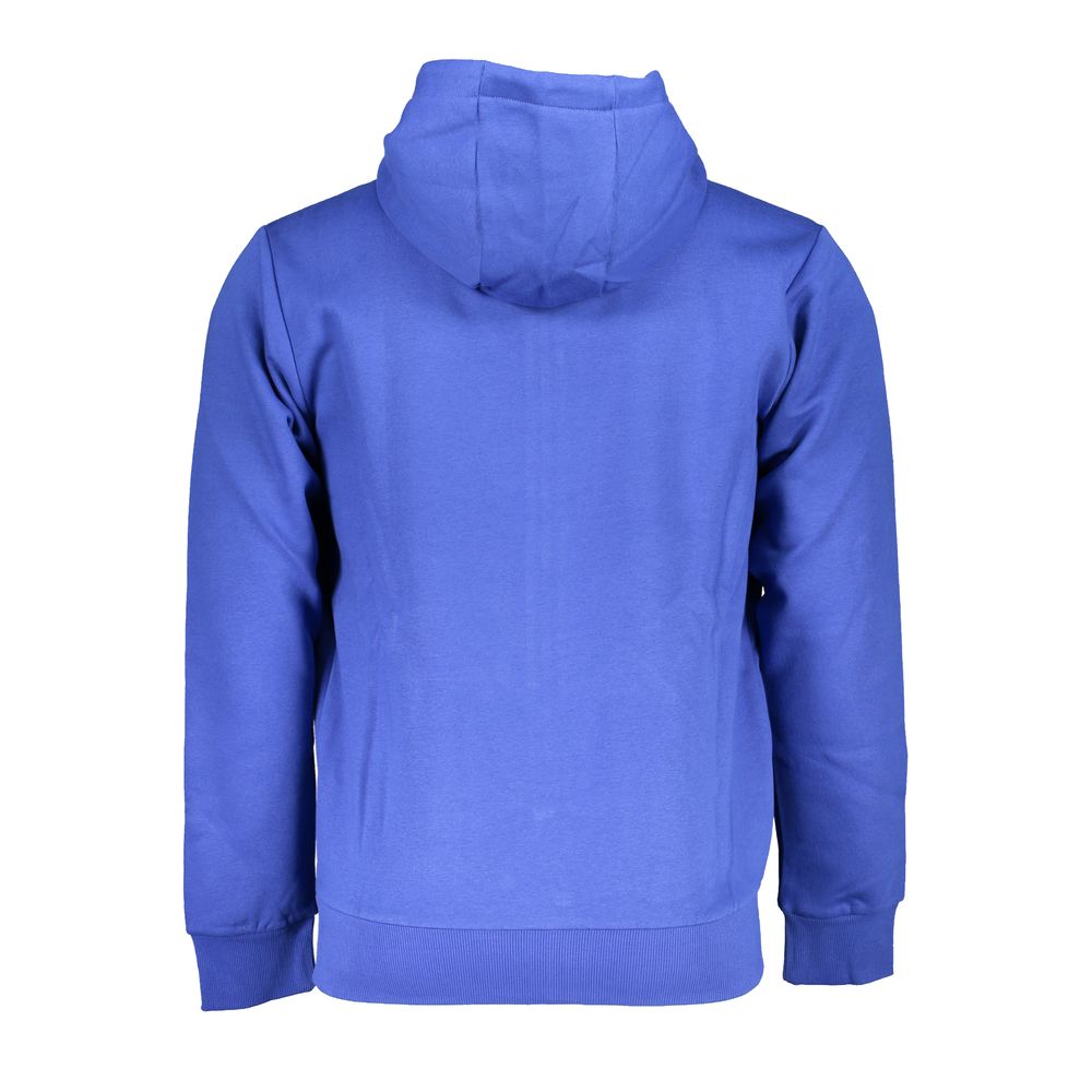 U.S. Grand Blauer Baumwoll-Kapuzenpullover für Herren