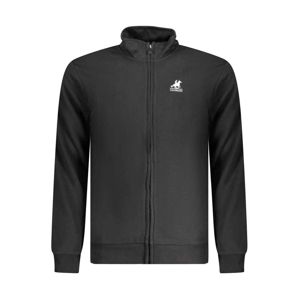 U.S. Grand Schwarzer Baumwoll-Herren-Sweatshirt