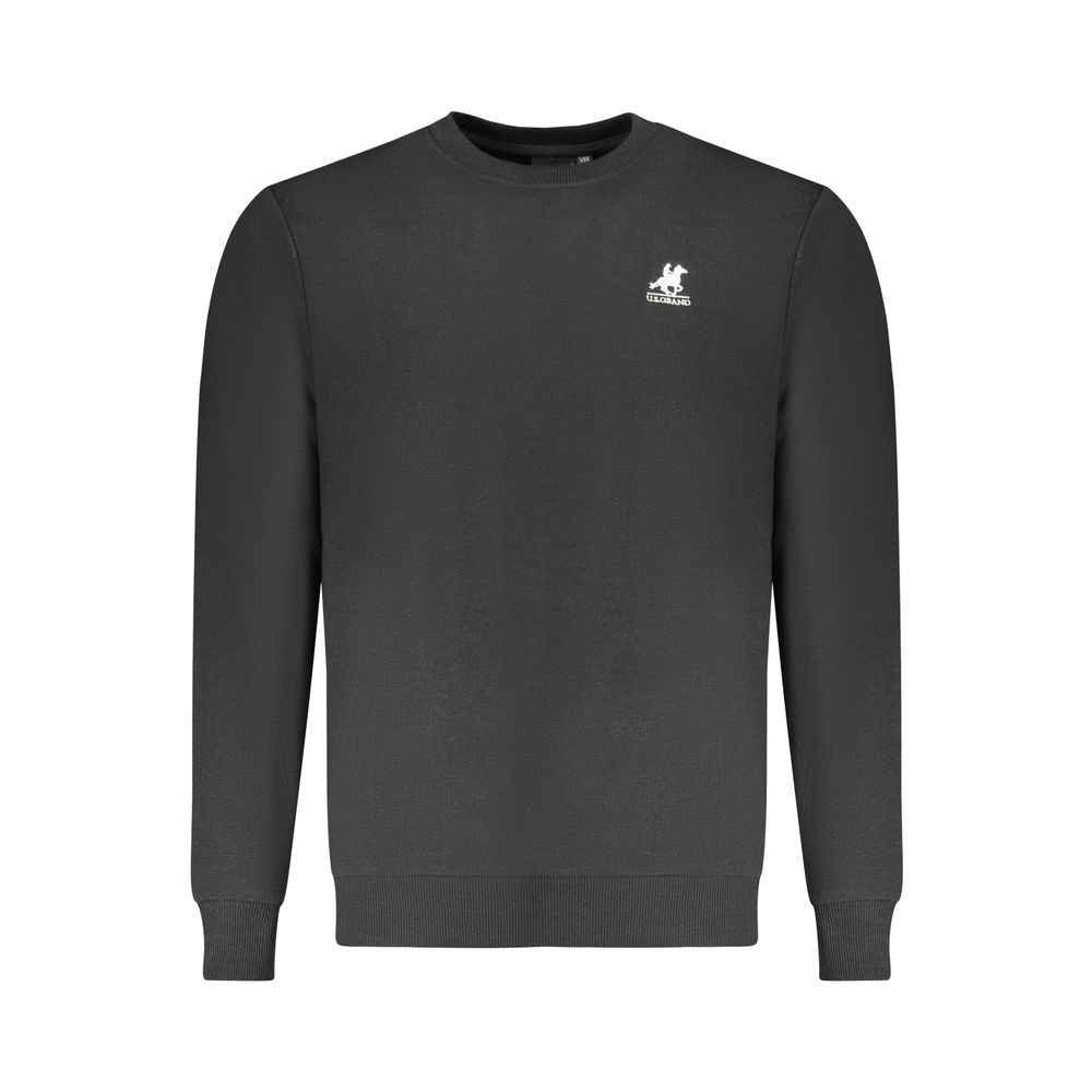 U.S. Grand Schwarzer Baumwoll-Sweatshirt
