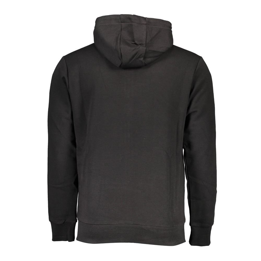 U.S. Grand Men's Black Cotton Hoodie