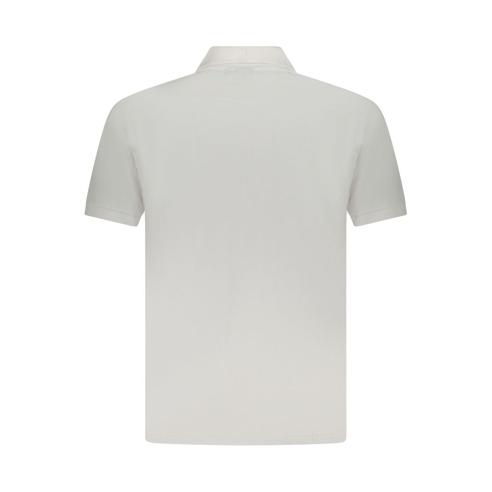 U.S. Grand Weißes Poloshirt aus Baumwolle für Herren