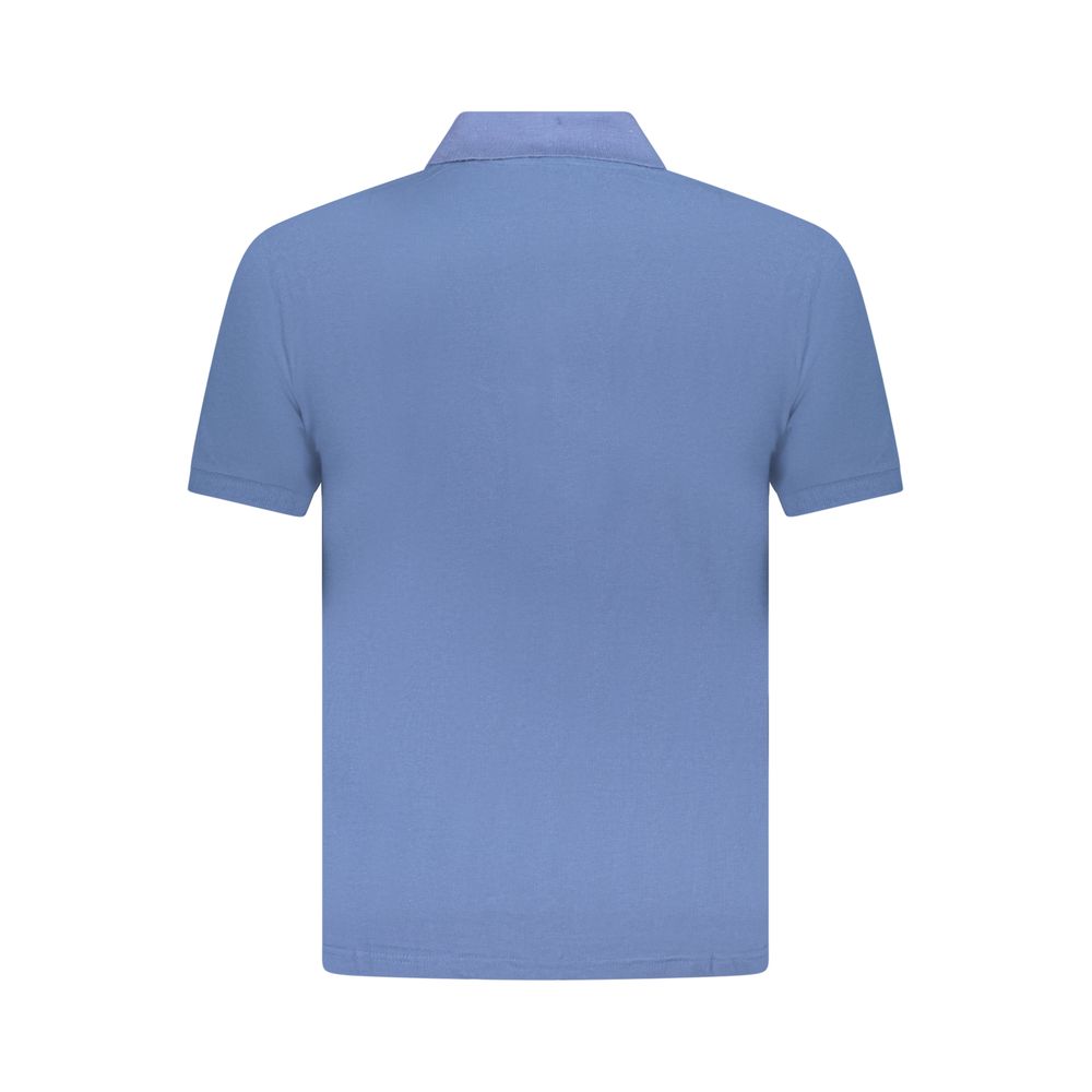 U.S. Grand Blu Cotton Herren Poloshirt
