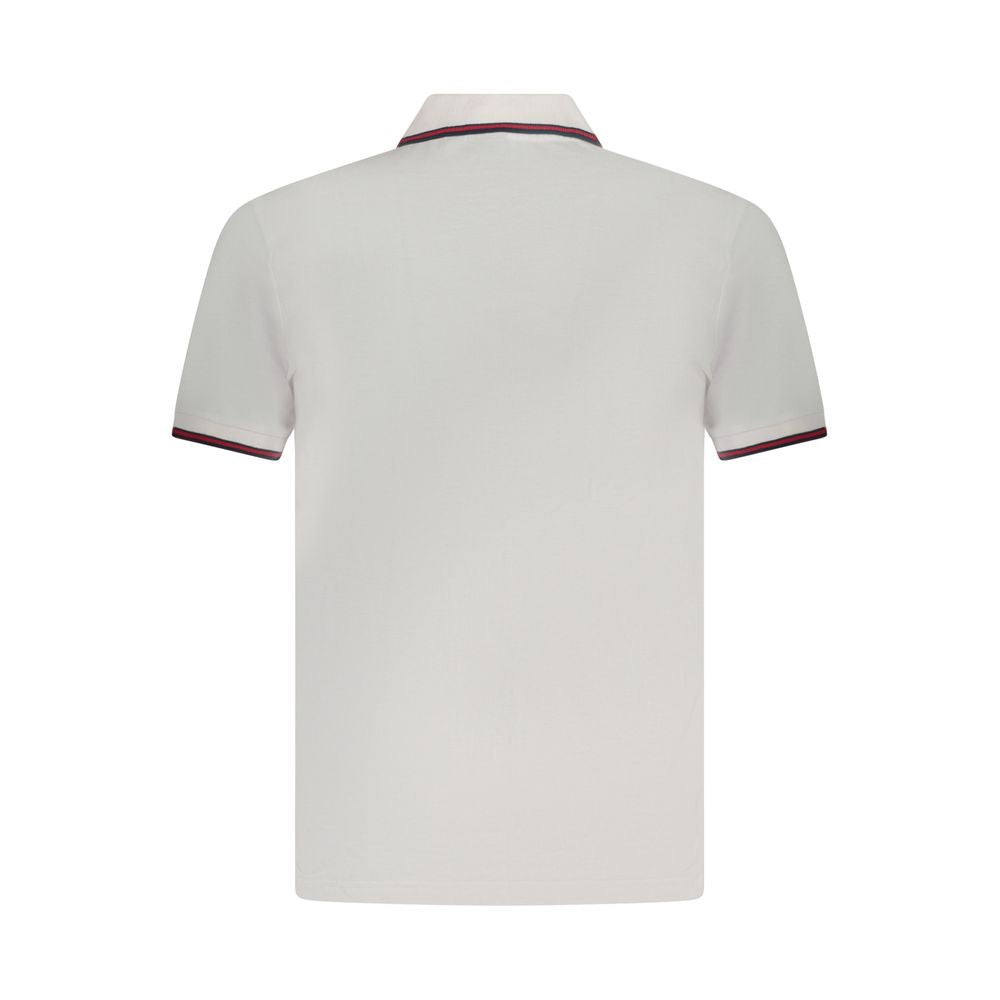 U.S. Grand Weißes Poloshirt aus Baumwolle für Herren