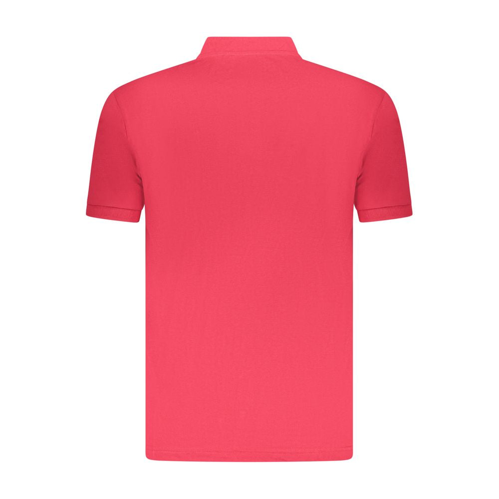 U.S. Grand Rotes Herren-Poloshirt aus Baumwolle