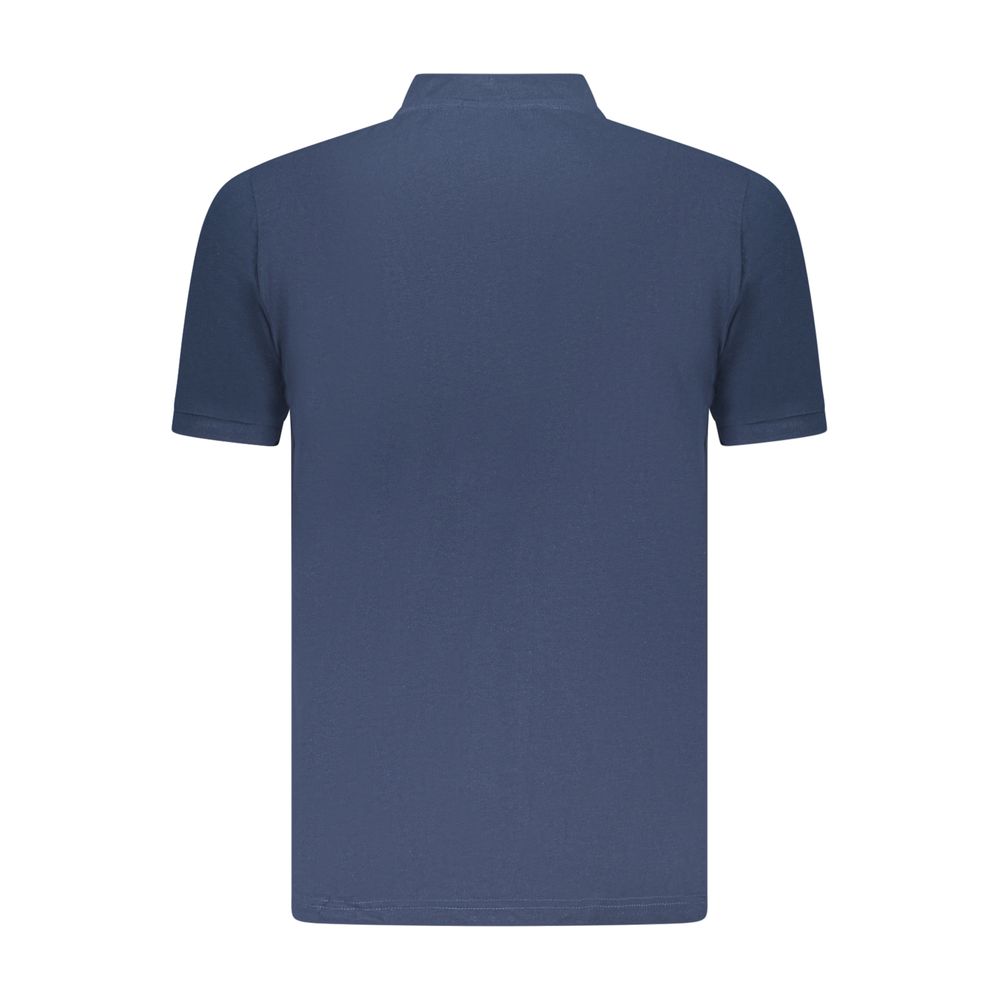 U.S. Grand Blue Cotton Polo Shirt for Men