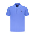 U.S. Grand Blaues Baumwoll-Poloshirt für Herren