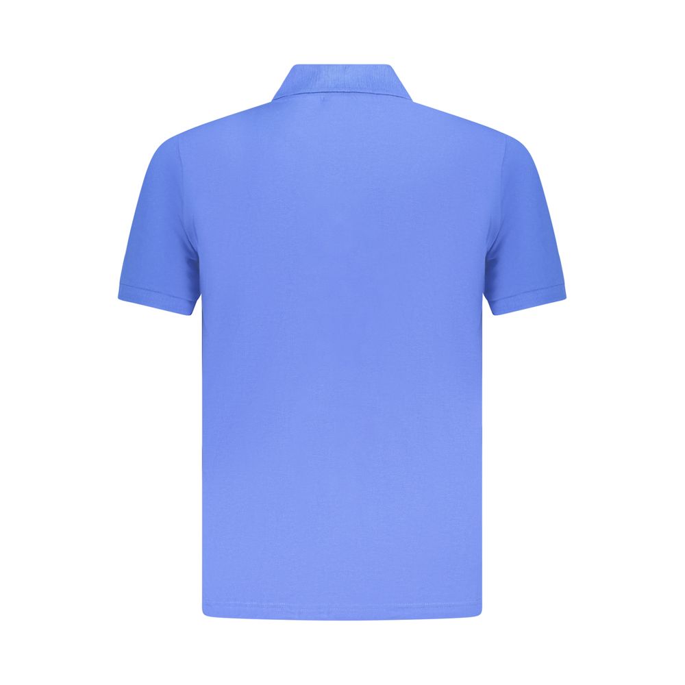 U.S. Grand Blaues Baumwoll-Poloshirt für Herren