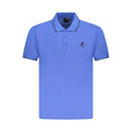 U.S. Grand Blaues Herren-Poloshirt aus Baumwolle